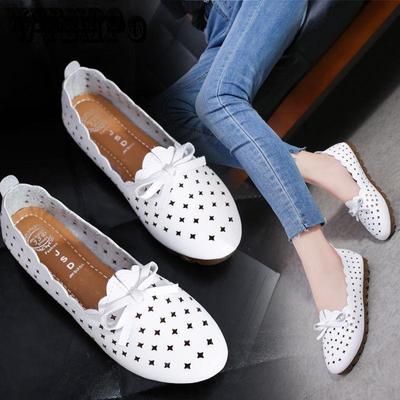 Obuwie letnie Obuwie damskie Slip on Ballerina Obuwie damskie na co dzień Obuwie skórzane Obuwie damskie Sandały
