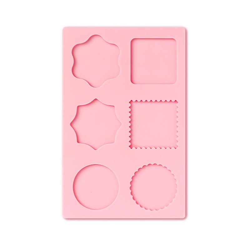 Wax Seal Stamp Silicone Mold Pad Graphic Molds Sealing Wax Mould Mats Sealing Fix Shapes Envelope Invitation DIY Scrapbook Tool