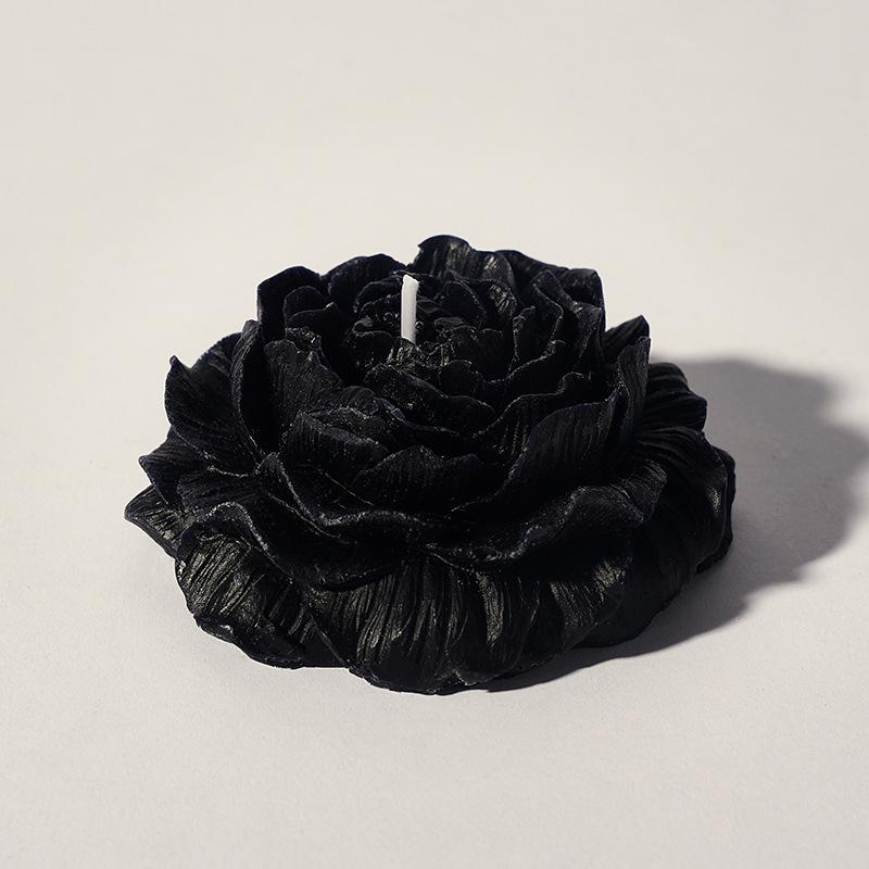 Low-Temp Mood Candles: Beginner & Skin-Friendly, Aromatherapy with Rose & Peony Scents, Dark Gothic Handmade Design for Couples