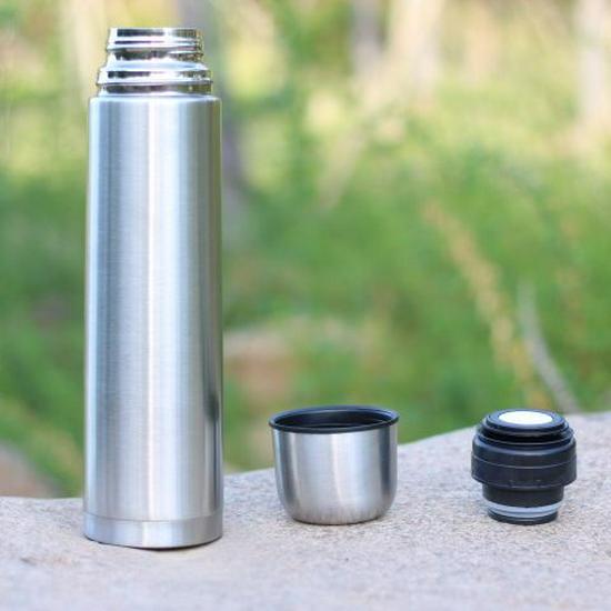 304 Stainless Steel Vacuum Thermos Flask, Portable for Men & Women, 201 Outdoor Bullet Head Design.