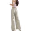 Anta Einfache Mid-Waist Sporthose mit Kordelzug, atmungsaktiv, vielseitig, mit weitem Bein, Damen Hosen Galaxy-Grau 962527303-5