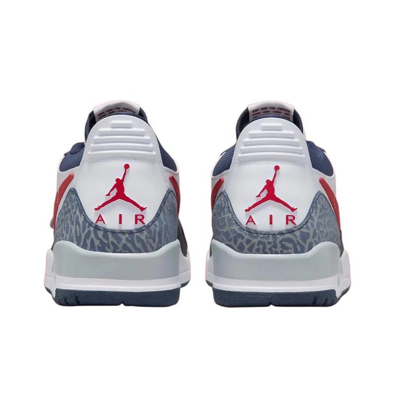 Jordan Legacy 312 Synthetic Leather Children's Basketball Shoes White Blue Red CD7069-164