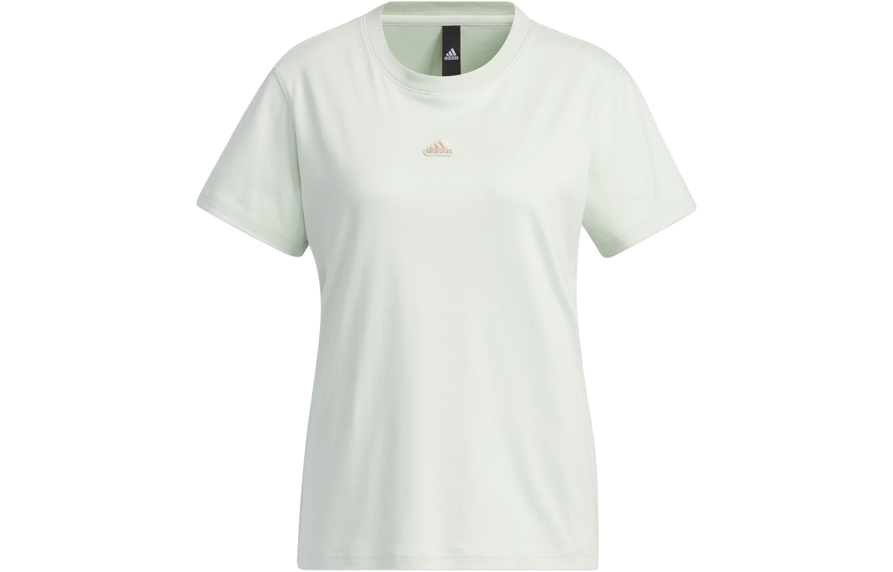 Adidas Drop Shoulder Sleeve T Shirt Women s Linen Green IP3951 XL