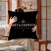 Marke M-Moet C-Chandon Luxus Kissenbezug Cartoon Geschenk Kissenbezug Schlafzimmer Zuhause Sofa Stuhl Sitz Dekor Kissenbezug