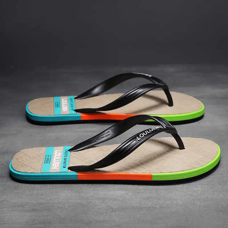Fashion Does Not Slip Slip-resistant Luxury Brand Men's Sandals Running Trainers Shoes Travel Flip Flops Sneakers Sports Resort Out