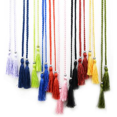 Set di Corda Decorativa con Nappe da Appendere per Tende e Accessori per la Casa con Corda Intrecciata e Doppie Nappe Adatto a Vari Stili di Interni
