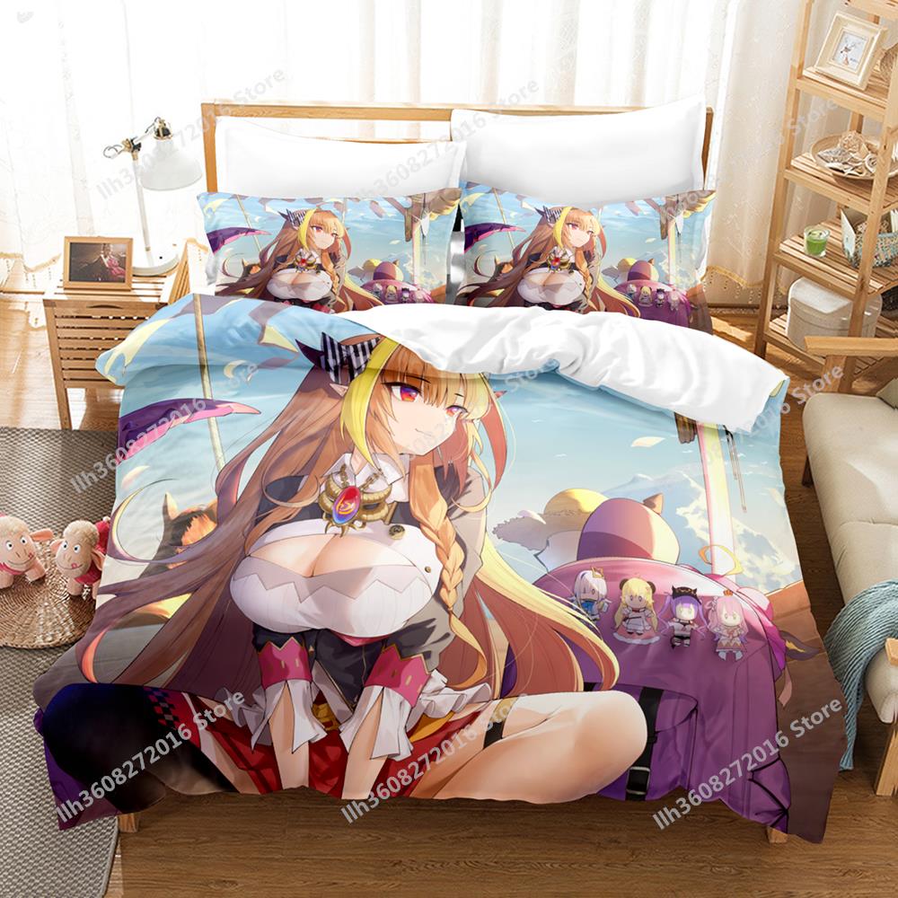 Kawaii Kiryuu Coco Bedding Set Single Twin Full Queen King Size Bed Set Adult Kid Bedroom Duvetcover Sets 3D Anime Bed Sheet Set