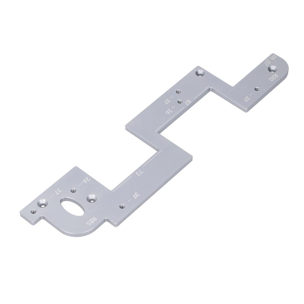 U Shaped Grooving Template Round Corner and Arc Slotting Auxiliary Tool with Double Bearing