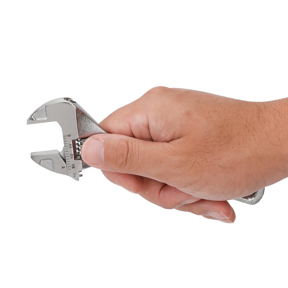 

6-дюймовый разводной ключ Стальная конструкция Кованый Прочный Регулируемая губка Инструмент для захвата Точность Затягивание Гайки Болты United States