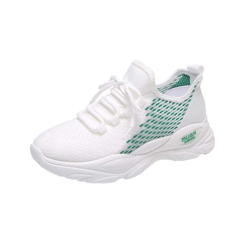 fashion Fly Woven Breathable Comfortable Women's Sports Casual Running Shoes High Quality Fashion Women's Exquisite Casual Shoes