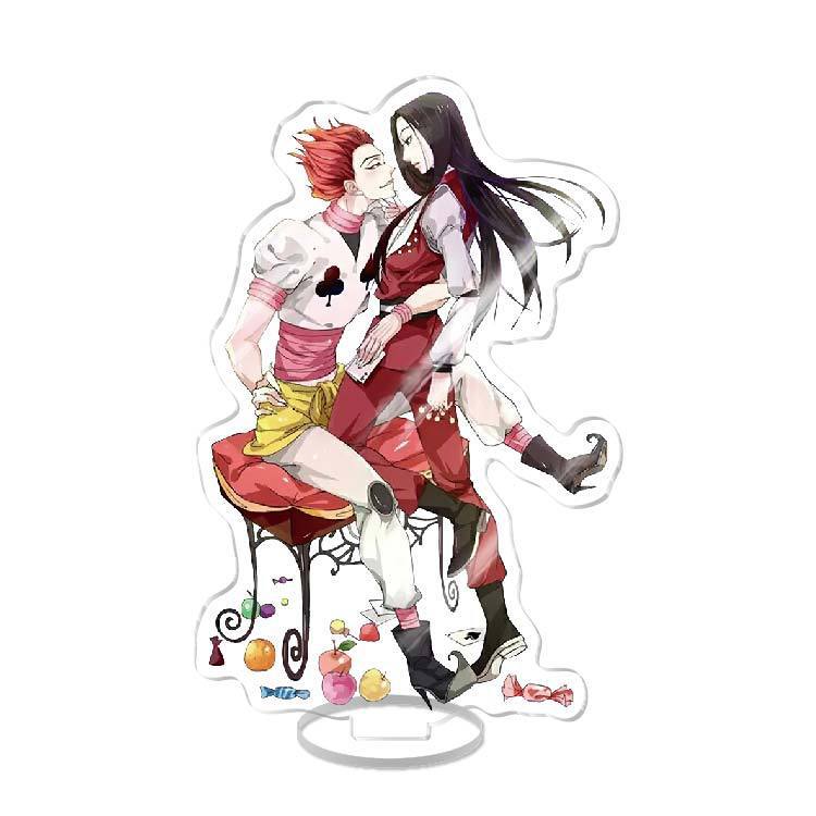 Hunter X Hunter Animation Peripheral Gonzo Killua Student Campus Desktop Decoration Acrylic Stand Model Cute Stand Pvc 15cm