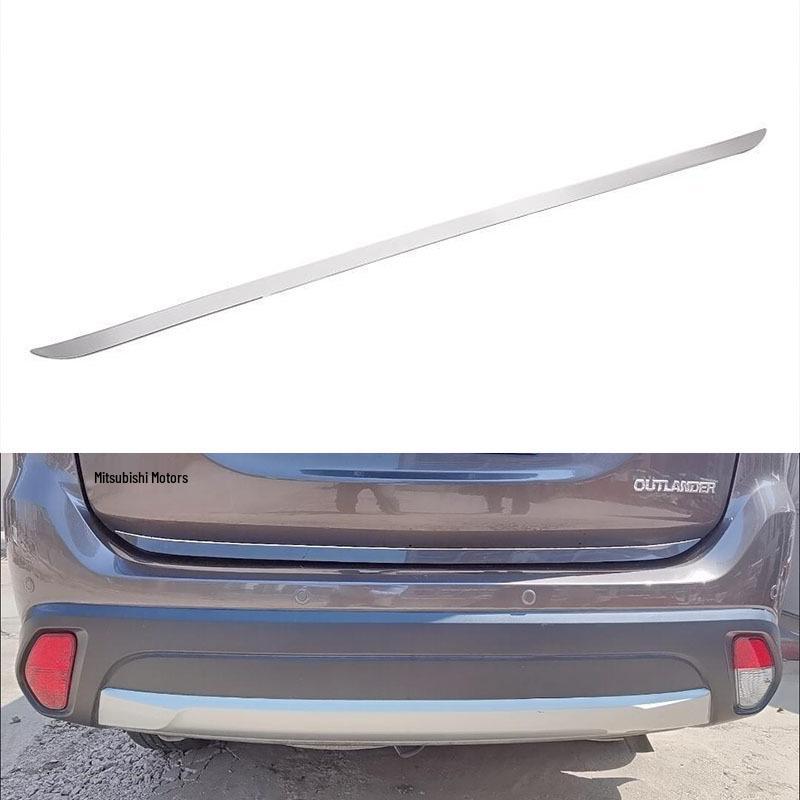 Bande de Garniture de Hayon en Acier Inoxydable pour Mitsubishi Outlander 2013-2026, Décoration de Coffre Anti-Rayures