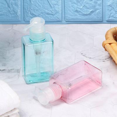 100ml Klarer Seifenspender Kleine Kapazität Reiseflasche Shampoo Duschgel Händedesinfektionsmittel Pumpbehälter Plastik Schaumflasche