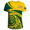 Australia's National Emblem Pattern 3D Digital Printing Cross-border New Men's Casual Short-sleeved T-shirt Factory Direct Sales