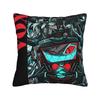 Pillow Case Hazbins Hotels Alastor The Radio Demon Soft Pillow Cover For Sofa Bedroom Home Decor Funny Pillowcases