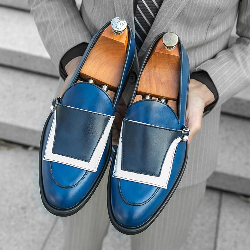 

Новые Роскошные Дизайнерские Мужские Слипоны, Лоскутная Мозаика из Смешанных Цветов, Повседневные Лоферы, Мужская Нарядная Свадебная Обувь, Zapatos Hombre 38