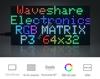 Flexible RGB LED Dot Matrix Display: Full-Color, Adjustable Brightness, Bendable, Supports Cascading
