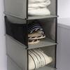 Non-woven 10 Layer Hanging Bag Clear Sundry Hanger Pouch Foldable Shoe Storage Rack  Men