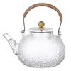 Hammered High Borosilicate Glass Teapot Set with 6 Cups