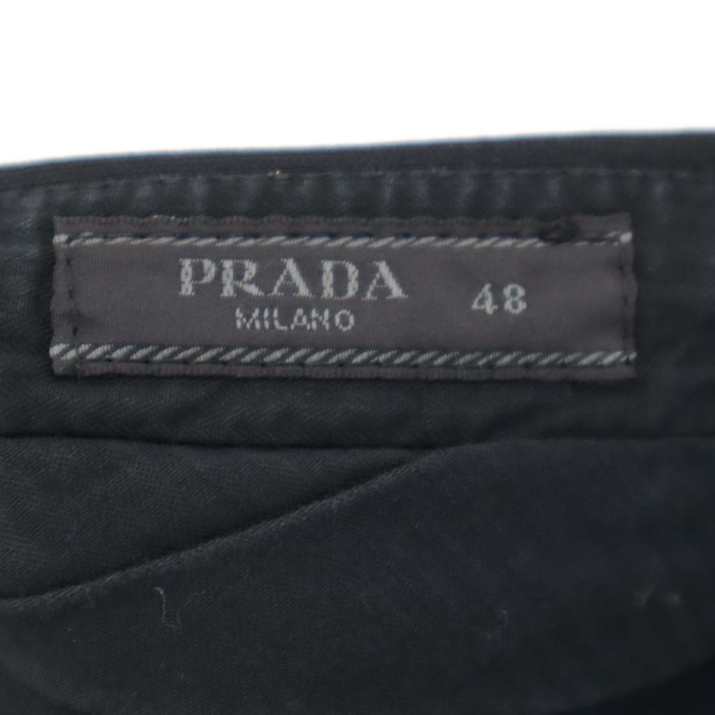 PRADA made in Italy Long pants 48 black Men's Used