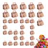 Scatole Regalo di Natale 50 Pezzi Contenitore Bomboniere a Forma di Casa Scatola Panetteria Festiva Per Caramelle Cioccolato Forniture per Feste Festivo