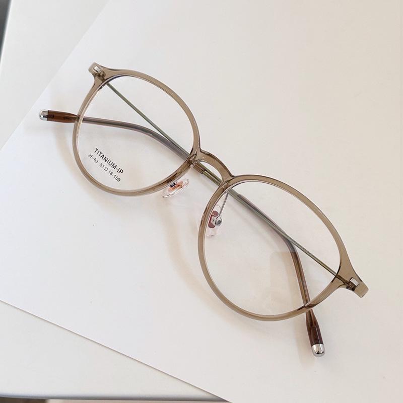 Karin Style Titanium Cat-Eye Glasses for Women - TR90 Frame, Prescription Compatible, Perfect for Round Faces