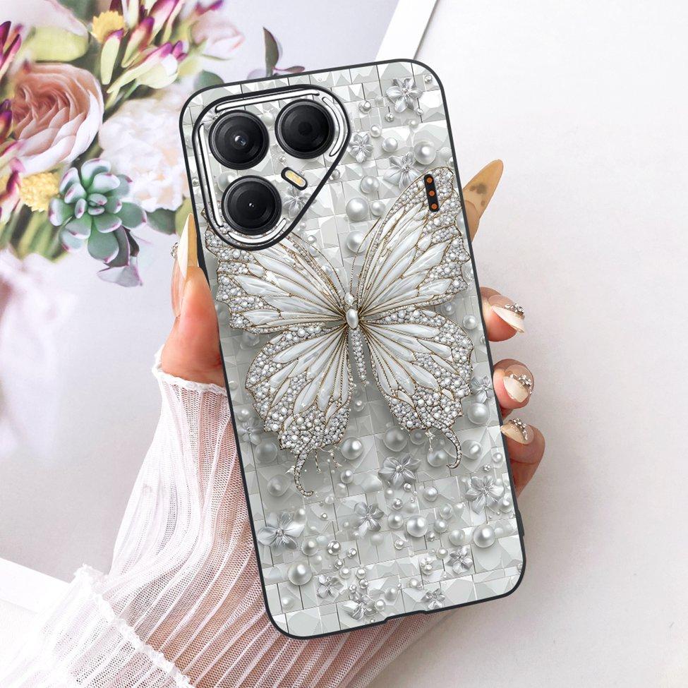 Phone Case For Tecno Pova 7 5G Cover Silicone Cute Cat Fashion Funny Painted Casing For Tecno Pova7 5G LJ7