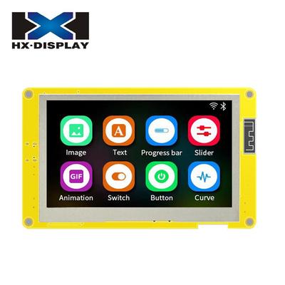 4.3-inch ESP32S3 Touchscreen IoT Development Board with WiFi, Bluetooth, Smart LCD Display, and LVGL