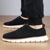 Fashion Khaki Men's Summer Sneakers Breathable Knit Lace-up Lightweight Casual Shoes For Men New Comfortable Urban Man Sneakers