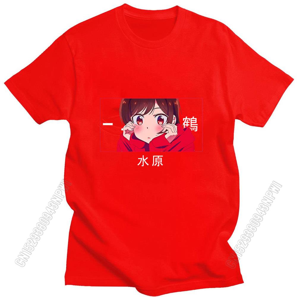 Men Rent A Girlfriend Chizuru Mizuhara Anime 2024 the New T-Shirts Funny Tops Ruka Sarashina Pure Cotton Harajuku T Shirt