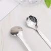 New Product 1PCS Stainless Steel Spoon Creative Gold Dog Cat Paw Claw Hollow Spoon Stirring Spoon Tea Coffee Dessert Spoons Cute Kitchen Tools