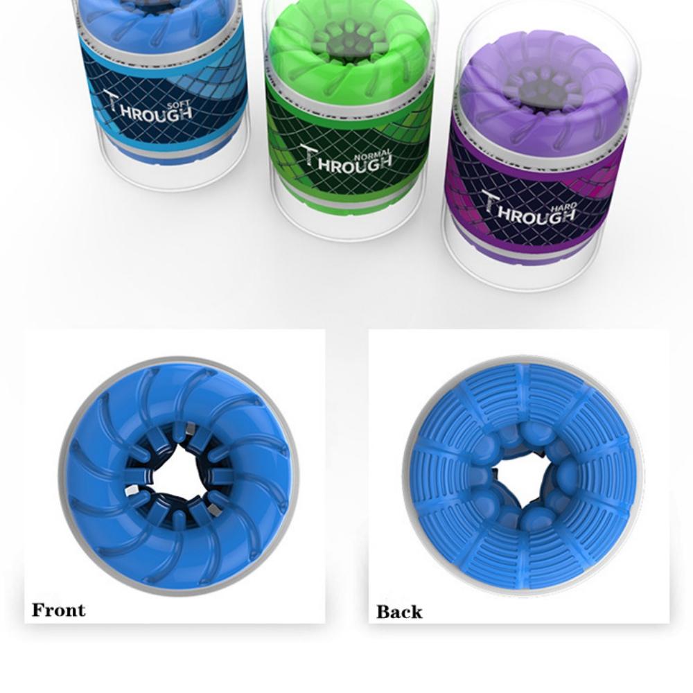 Artificial Vagina for Man Male Masturbator Soft TPE Dual ChannelEndurance Exercise Penis Massage Sex Toys for Men
