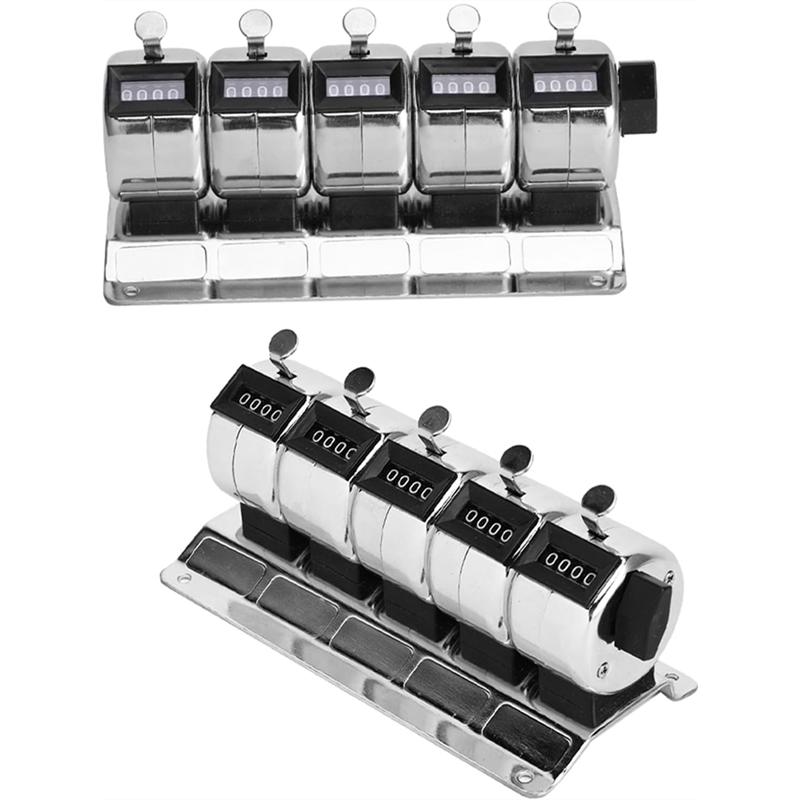 A84E-Factory Statistics For Terminal Counting Stainless Steel Mechanical Counter Metal Manual Clicker Tally Hardware Tools