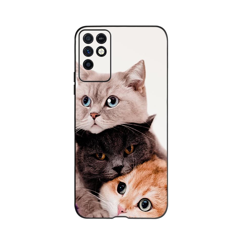 Phone Case For Infinix Note 10 Case 6.95" Soft Silicone TPU Back Cover For Infinix Note10 X693 Coque Cute Animal Fundas Bumper