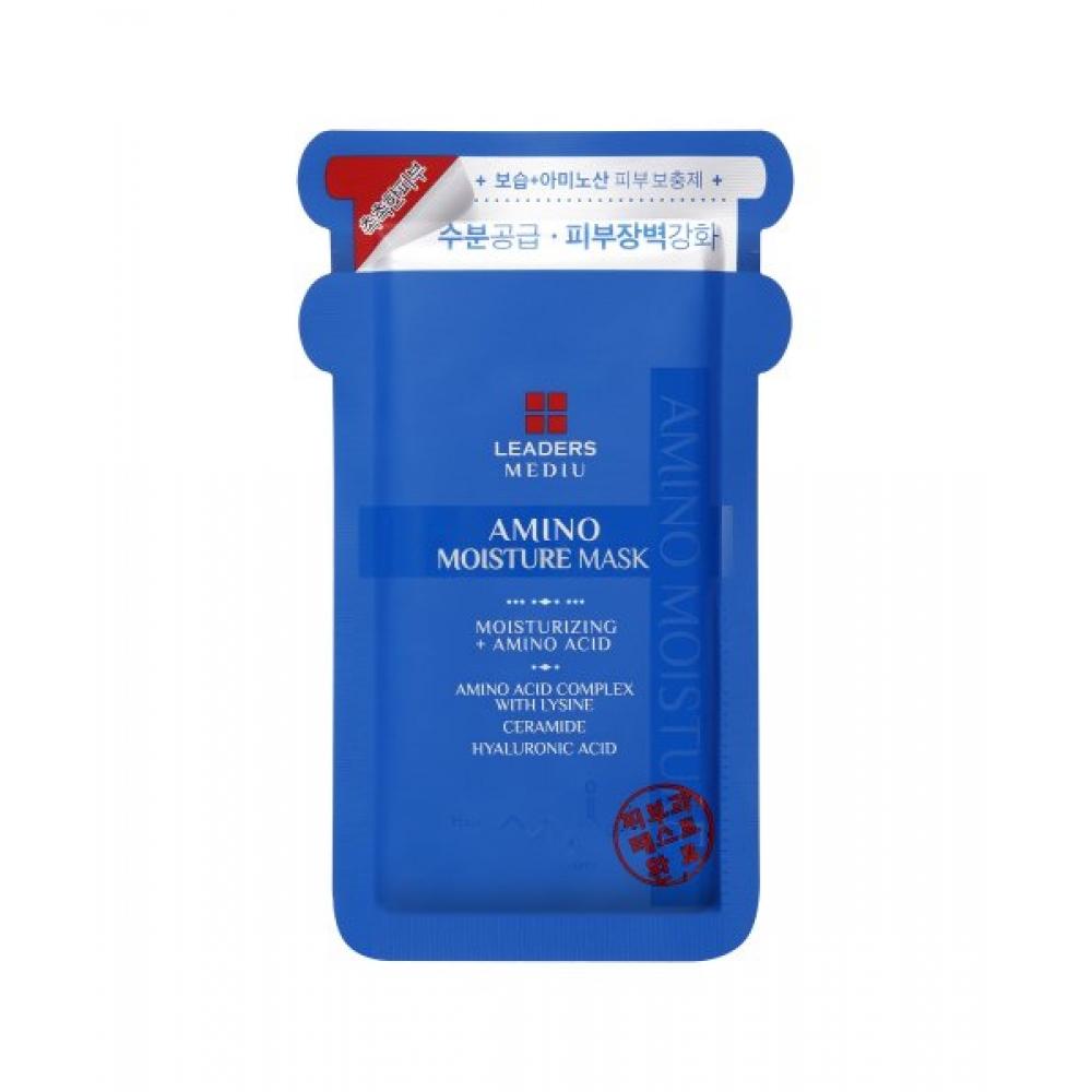 Leaders Cosmetics Feuchtigkeitsmaske 10 Blatt   Medi Yu Amino