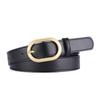 Women'S Belt Women'S Simple Jeans Waist Belt Wind Casual Metal Buckle Student Belt