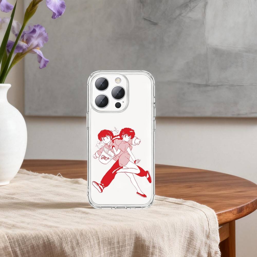 

M-Манга C-C-Комиксы R-R-Ранма-12 Чехол для телефона для iPhone17p,16,15,14,13Pro Max,us,Мягкий силиконовый прозрачный чехол iPhone16e