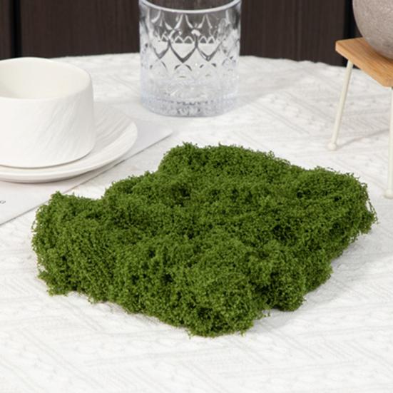Umělý mech pro pokojové rostliny Realistický falešný zelený mech pro kutilské řemesla Terárium Vílí zahrada Středový díl stolu Svatba Ozdoba na párty