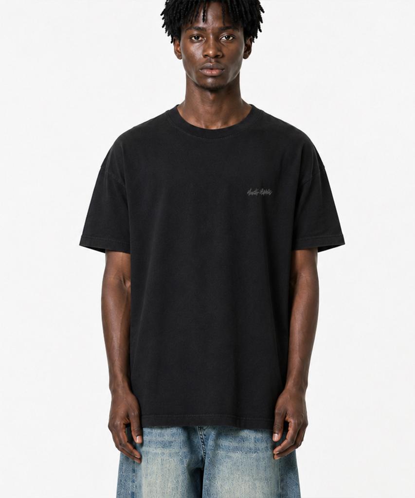 MONSTER REPUBLIC Daisy Flower Gray T-Shirt Black_9129