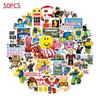 Stickers Game 50pcs Waterproof Diy Laptop Skateboard Bike Decals Luggage