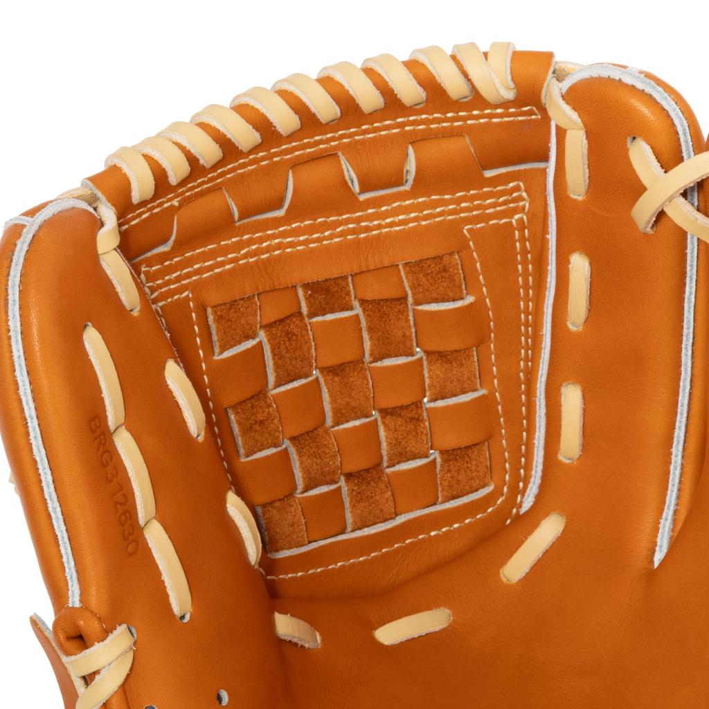 ZETT Neo Status E1 Type Soft Baseball Glove for Second and Gold Brown x Pastel Size 4 Shortstop, Right-Handed Throw, Brown, (BRG312630)