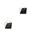 Fashionable 2021 Women Handbags Large Tote Bags Pu Material Blue White Black Pink Coffee