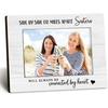 Sister 4x6 Picture Frame, Sister Long Distance Photo Frame, Sisters Gifts from Sister, Side by Side or Miles Apart Sister Are Always Close To the