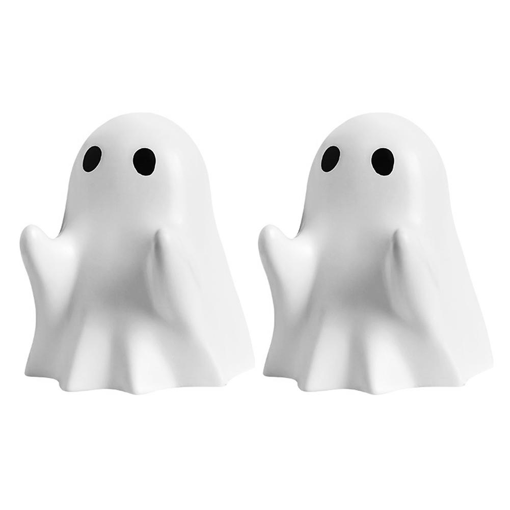Cute Ghost Pen Holder Esin Desktop Organizer for Office & Home Halloween Pen Holder Decoration Ornaments Funny Stationery Stand