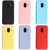 Custodia Per Custodia Telefono Samsung Galaxy A6 2018 Samsung A 6 Plus A6Plus 2018 A600F A610F Custodie Posteriori Morbide in Silicone Cover Fundas Coque