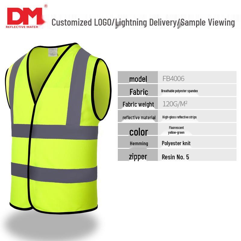 Daoming Transportation Safety Vest - Anti-Static, Flame Retardant, Reflective Children's Vest