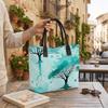  Watercolor Tree Pattern Tote Bag Casual Large Capacity Handbag For Daily Use