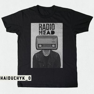 Radiohead Rock Band Retro Unisex Black T-shirt Size S-5XL Unisex T-Shirt