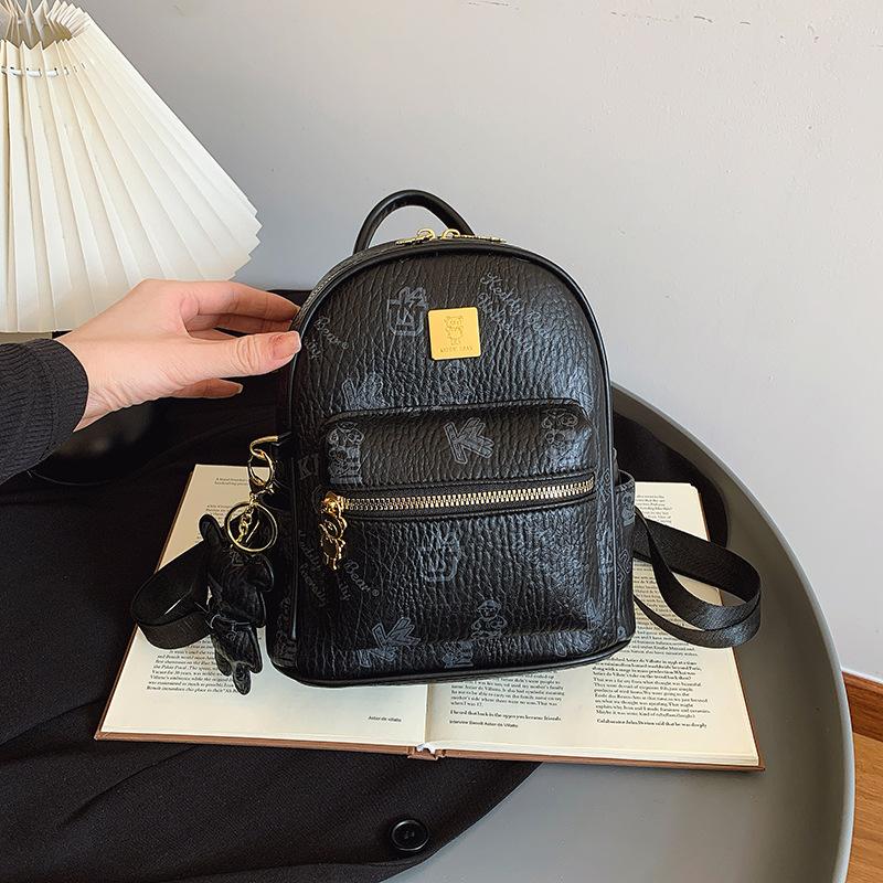 Retro Small Bag Women's Casual Fashion Niche Design Backpack Casual Lightweight Travel Small Backpack