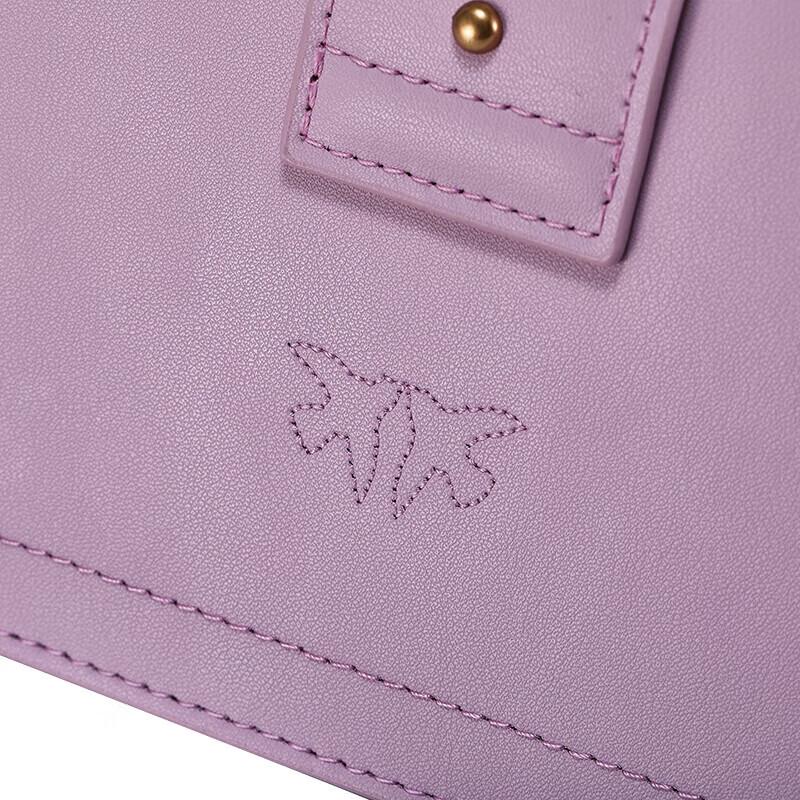 PINKO Damen Mini-Umhängetasche aus Leder mit Schwalben-Kreuz